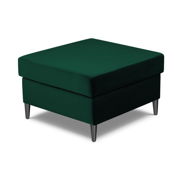 Poggiapiedi verde con rivestimento in velluto Kyoto – Cosmopolitan Design-image-2