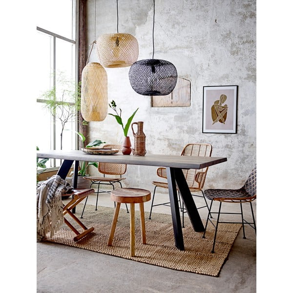 Tappeto di colore naturale in erba marina reversibile 150x245 cm Enzov – Bloomingville-image-4