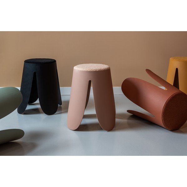 Sgabello in plastica rosa chiaro Savor - Leitmotiv-image-1