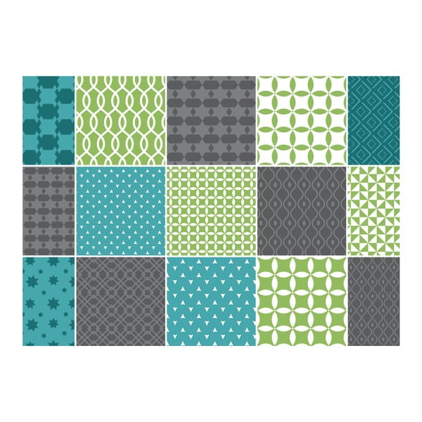 Set di 15 adesivi murali decorativi, 15 x 15 cm Sofia - Ambiance-image-2