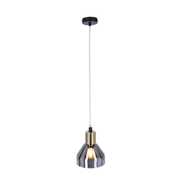 Lampada a sospensione in lavanda-oro con paralume in vetro Gregory - Candellux Lighting