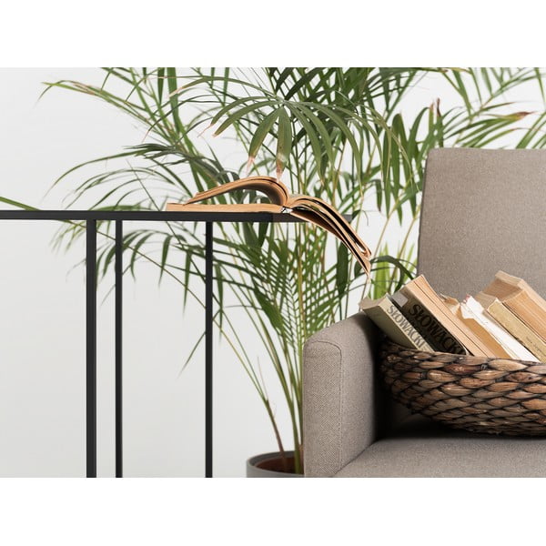 Tavolo contenitore in metallo nero Sider - CustomForm-image-4