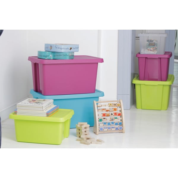 Cassetta di stoccaggio con coperchio , 26 l Essentials - Curver-image-1