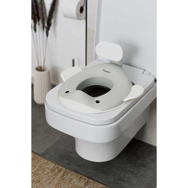 Sedile del water grigio per bambini - Kindsgut-image-1