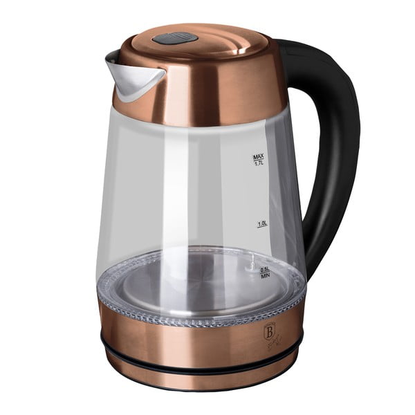 Bollitore 1,7 l Rosegold Metallic Line - BerlingerHaus-image-2