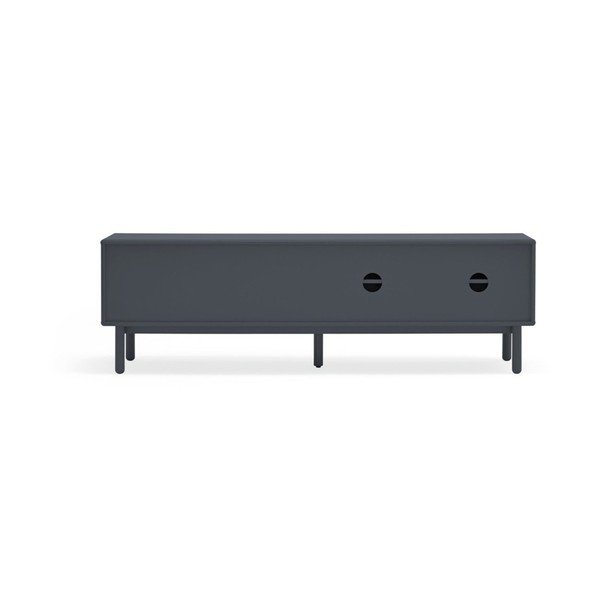 Tavolo TV grigio scuro 180x56 cm Corvo - Teulat-image-3