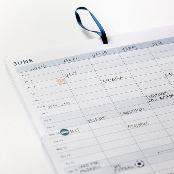 Calendario familiare 13 pagine - Busy B-image-2