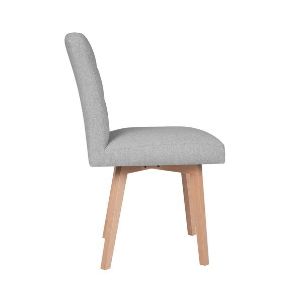 Sedia da pranzo grigio chiaro Tulip - Mazzini Sofas-image-3
