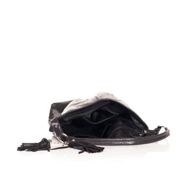Kožená kabelka Hobo Black-image-2