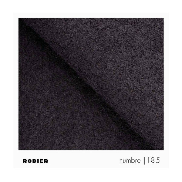 Poltrona nera rivestita in bouclé Belle – Rodier-image-4