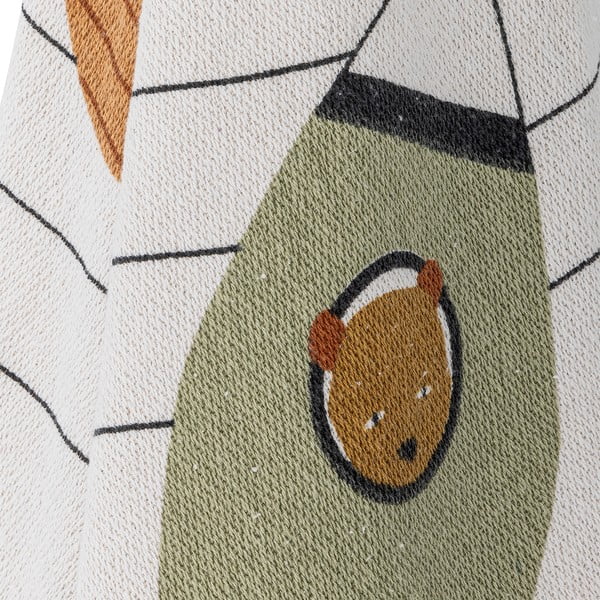 Coperta bianca per neonati 130x160 cm Space - Bloomingville Mini-image-3