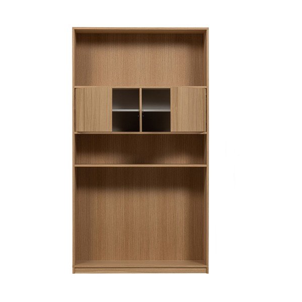 Libreria modulare in rovere colore naturale 110x199 cm Modulair - vtwonen-image-3