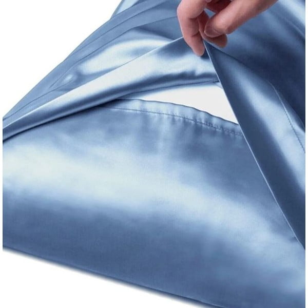 Federe in raso di seta in set da 2 50x70 cm - Mila Home-image-1