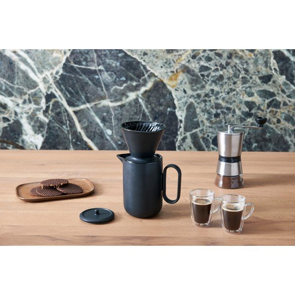 Set da caffè in gres nero Palermo - Leopold Vienna-image-1