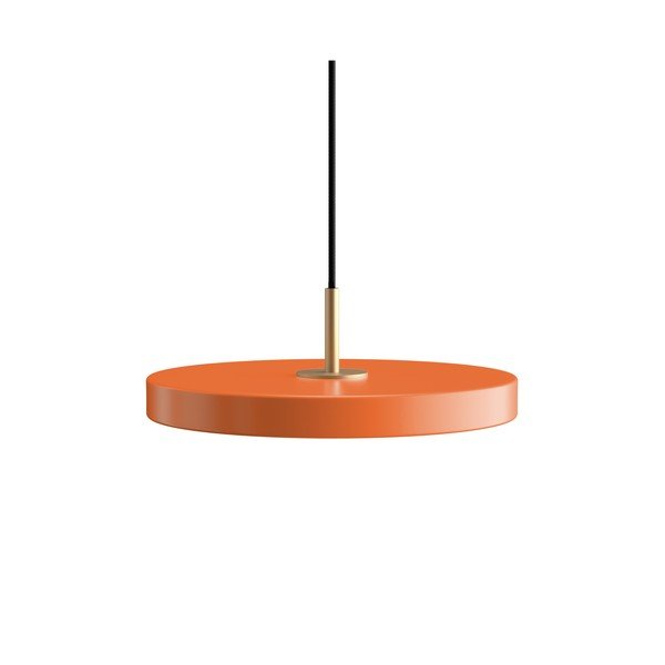 Lampadario LED arancione in metallo con paralume in metallo con intensità regolabile ø 31 cm Asteria Plus – UMAGE
