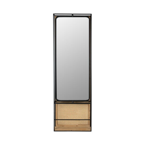 Specchio da parete con mensola 53x165 cm Langres - Dutchbone