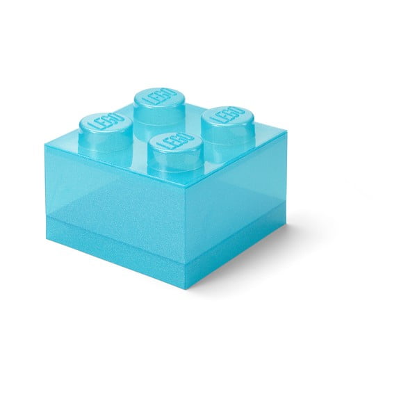 Scatola per bambini azzurra in plastica 25x25x18 cm – LEGO®-image-3