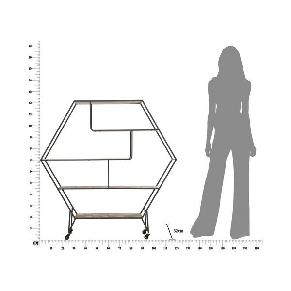 Libreria Tridy, altezza 122 cm - Mauro Ferretti-image-3