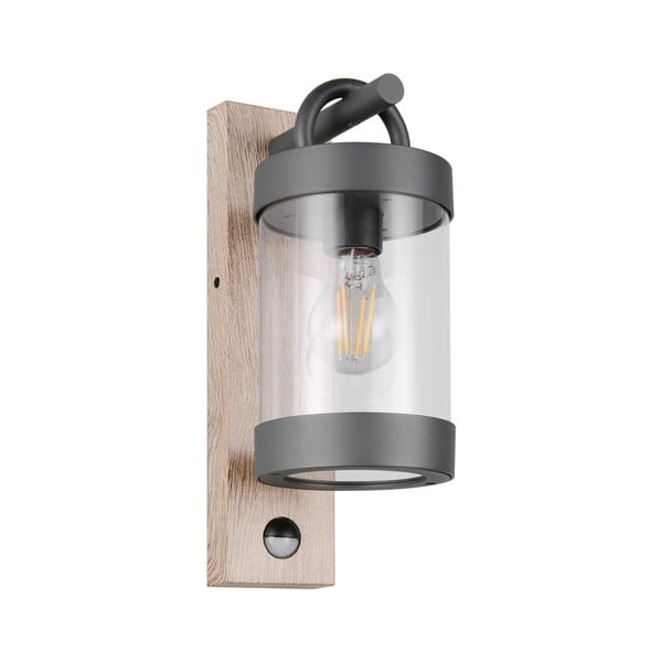 Illuminazione esterna con sensore di movimento da parete (altezza totale 33 cm) Sambesi – Trio