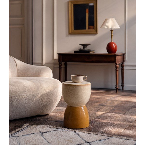 Tavolino rotondo in ceramica ø 28,5 cm Finca - Light & Living-image-1