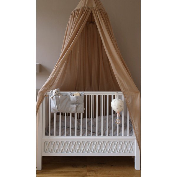 Tasca per culla azzurra in cotone organico 42 cm Classic Stripes Blue – Cam Cam Copenhagen-image-2