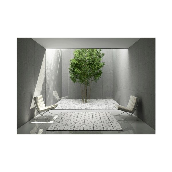 Tappeto bianco Nilo, 67 x 250 cm - Universal-image-1