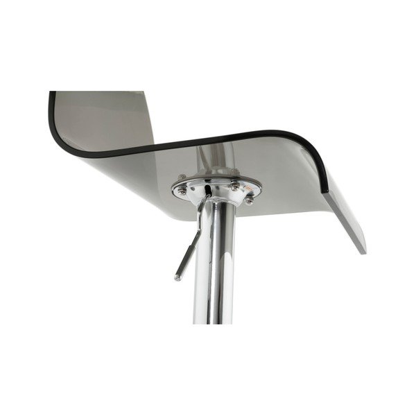 Sgabello da bar in plexi grigio - Kokoon-image-1