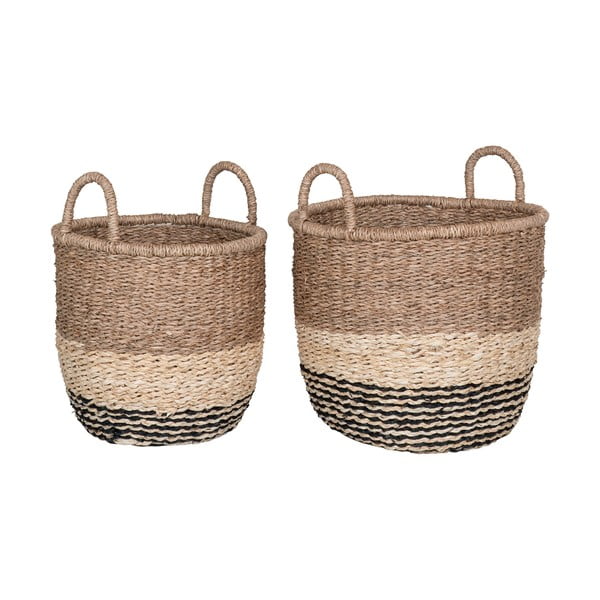 Set di cestini in seagrass 2 pz ø 33x31 cm Lima - House Nordic