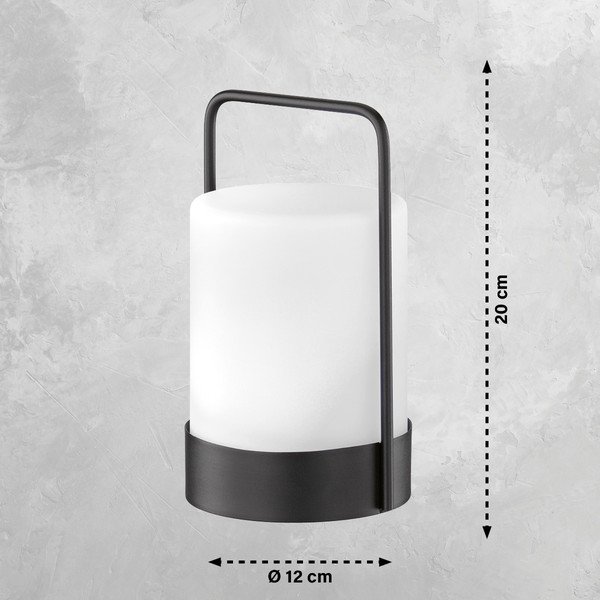 Apparecchio solare LED dimmerabile per esterni con telecomando ø 12 cm Casoli - Fischer & Honsel-image-1