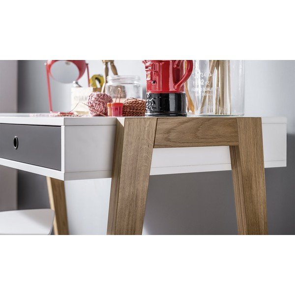 Tavolo da lavoro bianco e grigio Concept - Vox-image-1