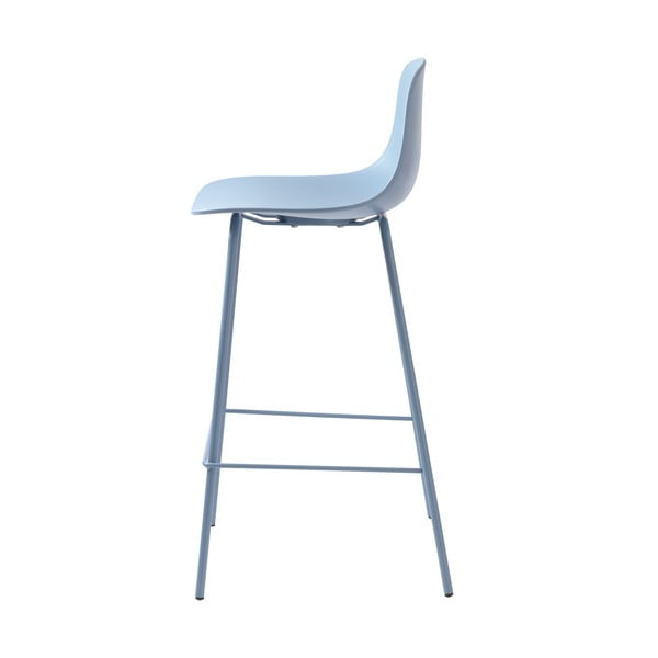 Sgabello da bar azzurro in plastica (altezza della seduta 67,5 cm) Whitby – Unique Furniture-image-3