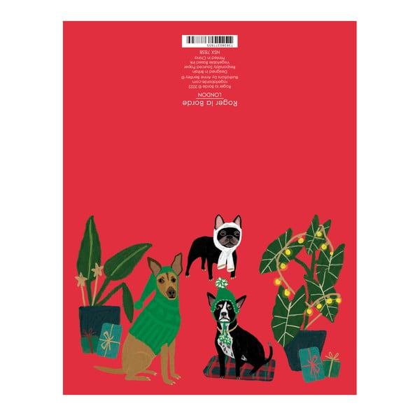 Balicí papíry v sadě 8 ks s vánočním motivem Cat and Dog Palais  – Roger la Borde-image-1