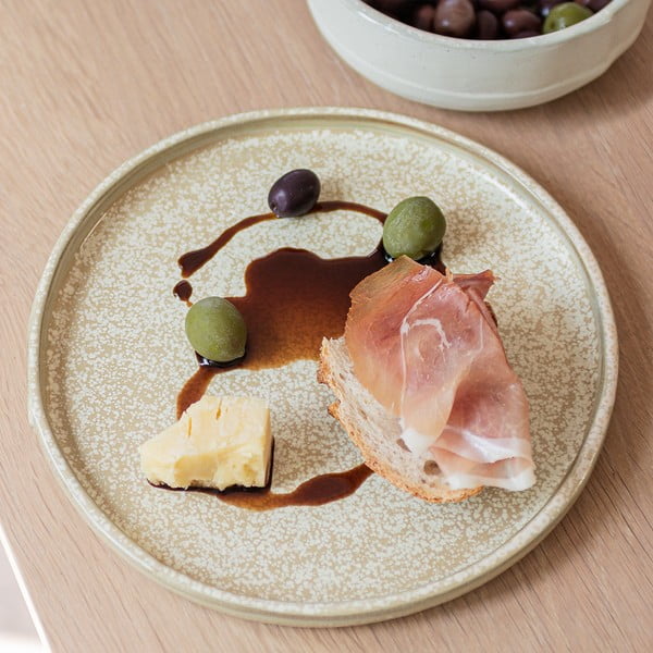 Piatti beige in set di 2 pezzi in pietra ø 20 cm Sand Grain - Mette Ditmer Denmark-image-3