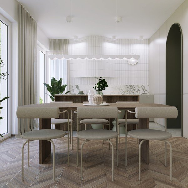 Lampadario LED grigio tortora in alluminio BISCUIT – Thoro-image-3