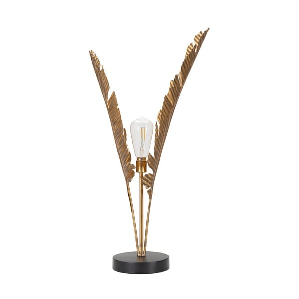 Lampada da tavolo color oro (altezza 65 cm) Palm - Mauro Ferretti