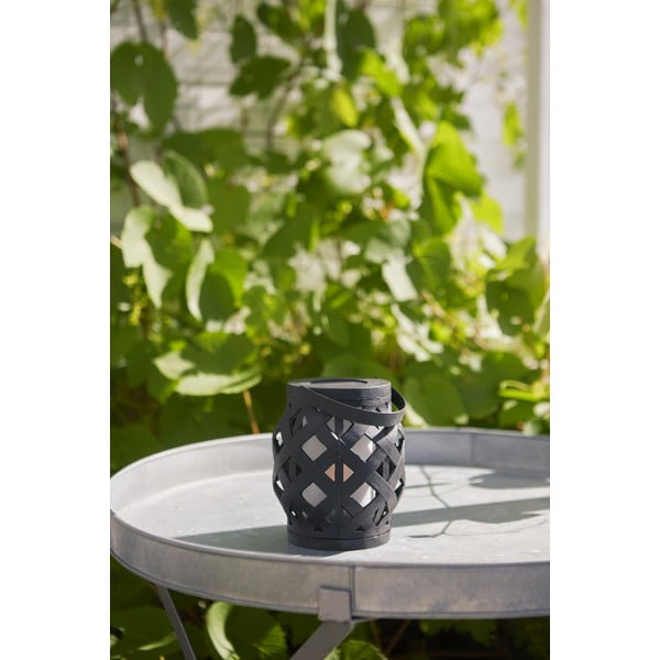 Lanterna nera Lanterna, altezza 16 cm Flame - Star Trading-image-3