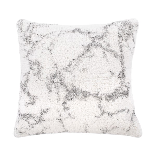 Cuscino decorativo in cotone bianco e grigio Abstract, 45 x 45 cm - Tiseco Home Studio