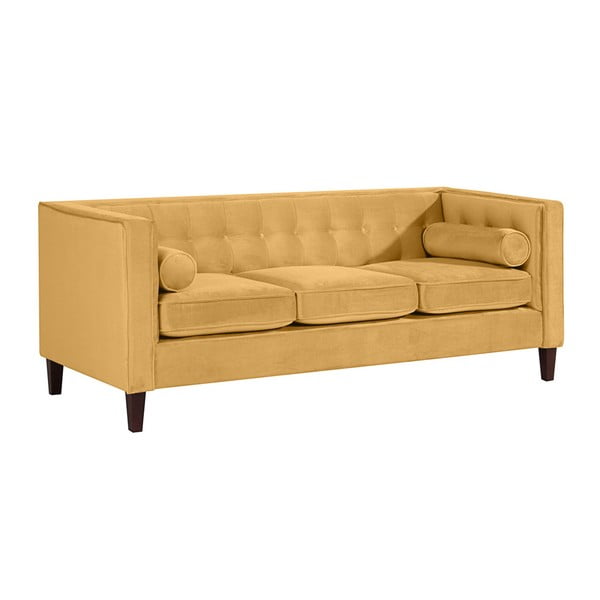 Divano giallo Jeronimo, 215 cm - Max Winzer-image-2