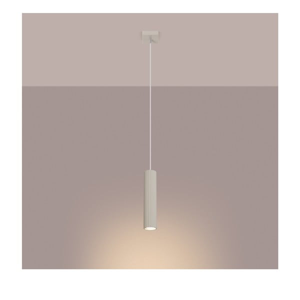 Lampadario color crema Gleam – Sollux-image-4