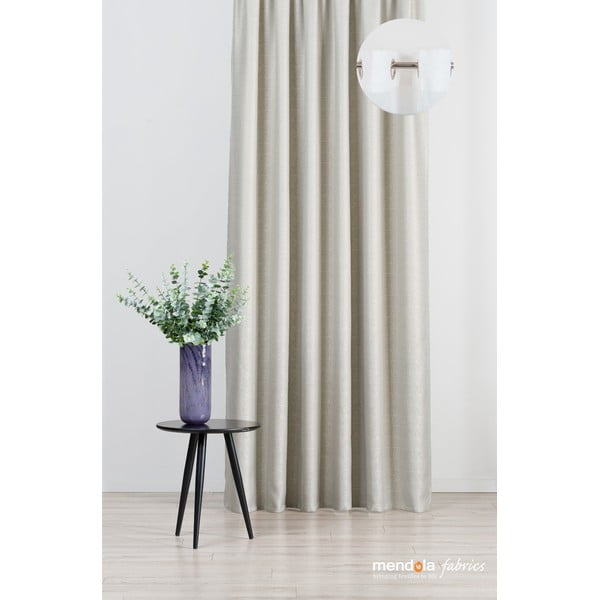 Tenda beige 140x260 cm Teorema - Mendola Fabrics-image-2