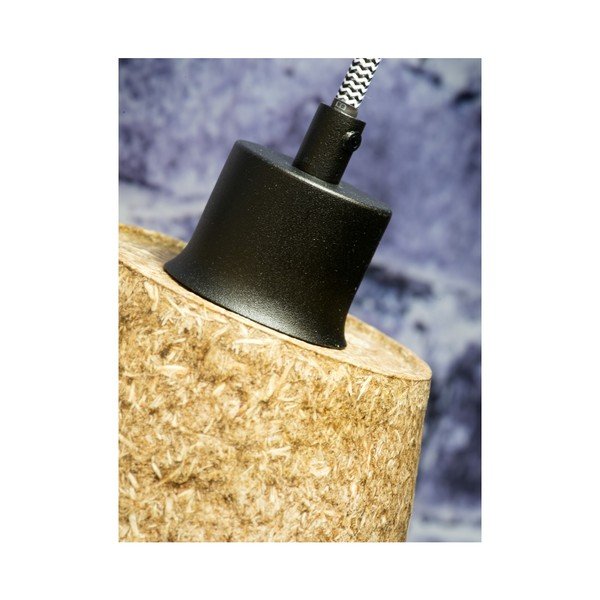 Lampada a sospensione realizzata con trucioli di legno Sequoia - Good&Mojo-image-1