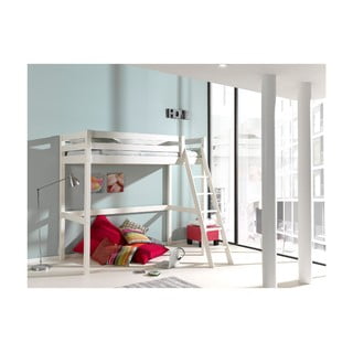 Letto rialzato per bambini bianco, 90 x 200 cm Pino - Vipack