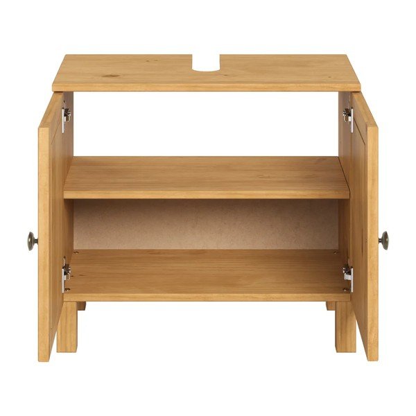 Mobile da lavabo colore naturale chiaro basso 62x55 cm Calle – Støraa-image-3
