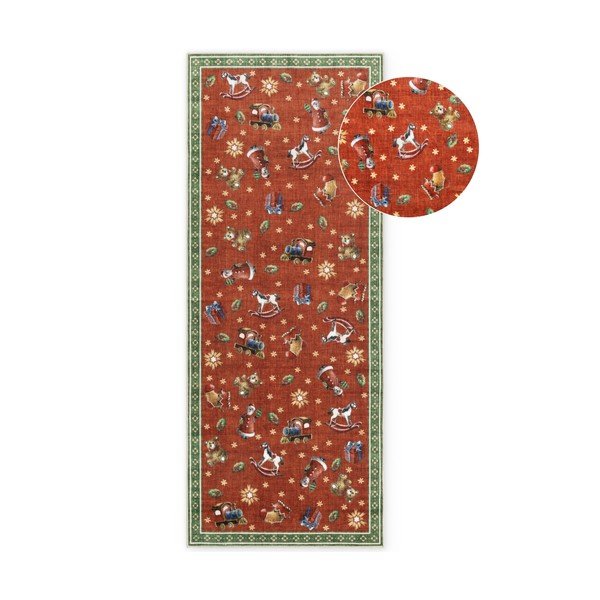 Passatoia rossa/verde a tema natalizio 80x200 cm Toy's Delight Nostalgic Noel Red Green – Villeroy&Boch