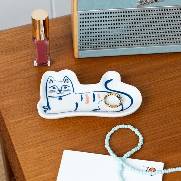 Stand portagioielli in ceramica Cat – Rex London-image-1