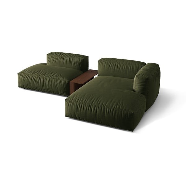 Divano angolare componibile verde (angolo destro) Martina - Micadoni Home-image-2