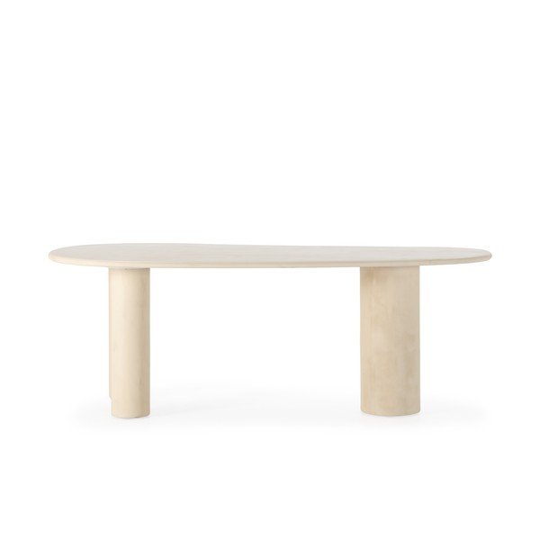 Tavolo da pranzo con effetto pietra 100x201 cm Daila – MOME-image-3