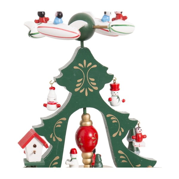 Figura musicale in legno (altezza totale 24 cm) Christmas Tree – Casa Selección-image-2