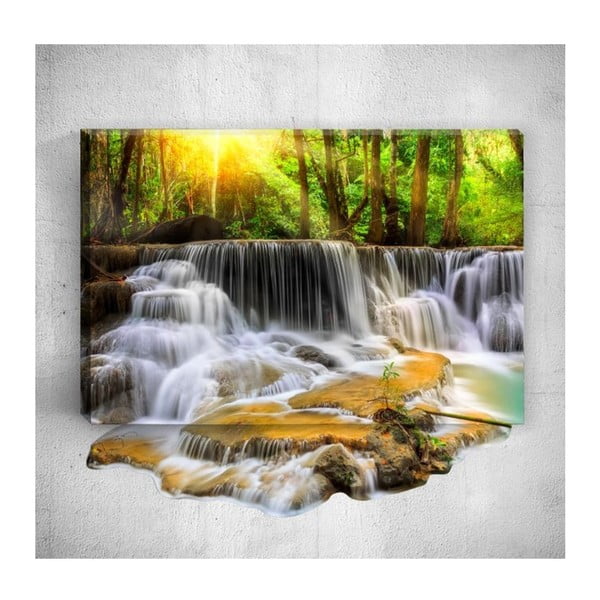 Nástěnný 3D obraz Mosticx Waterfall, 40 x 60 cm