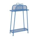 Mensola in metallo blu per balcone, altezza 105,5 cm MWH - Garden Pleasure